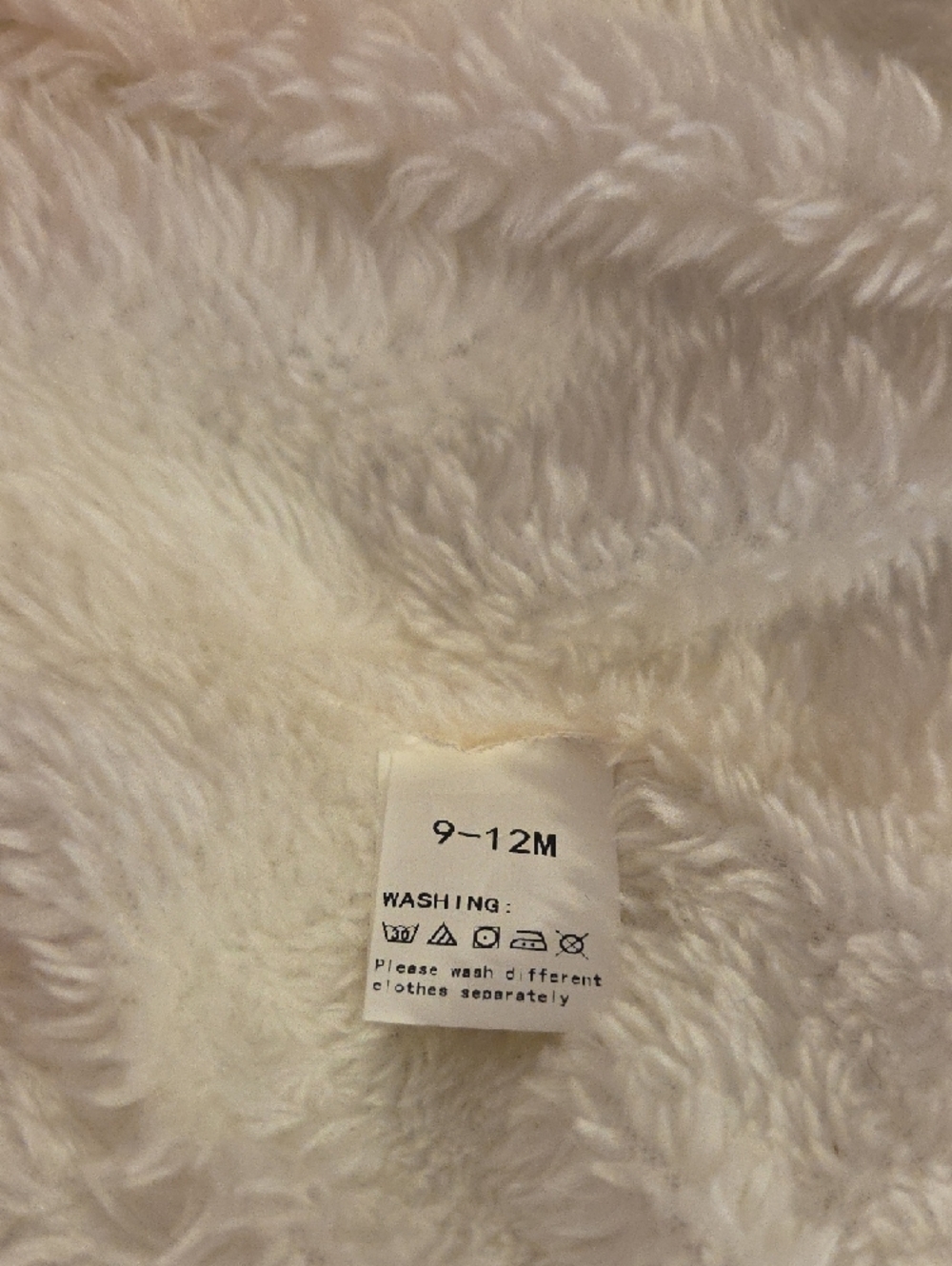 Butterfly Print Puffer Jacket - White with Multi Colored Butterflies - Picture 2 of 4